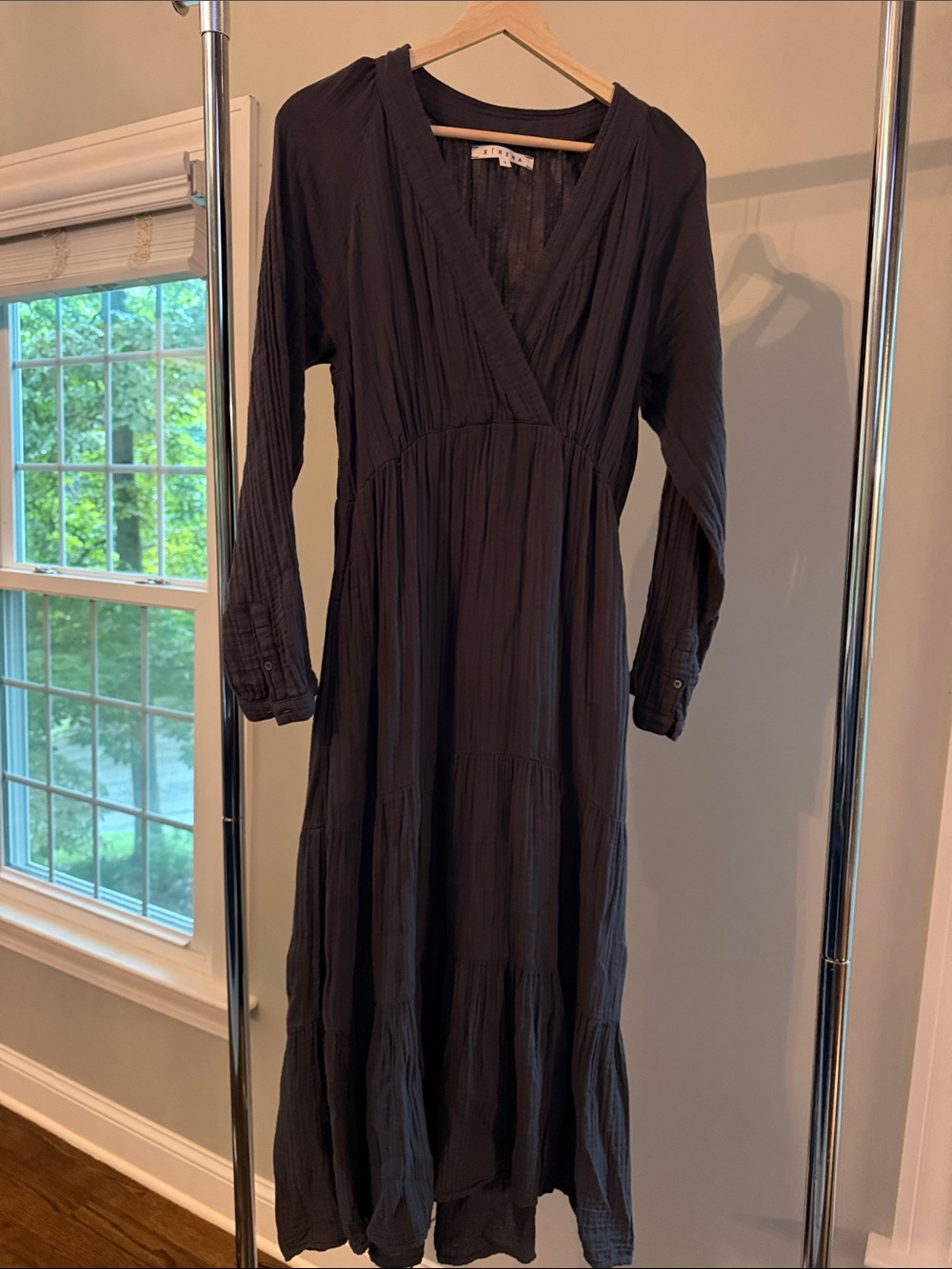 XiRENA Long Sleeve Tiered Maxi Dress